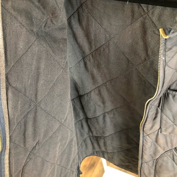 - JCrew Men's Sussex Quilted Primaloft Vest Insulated Outerwear Navy L - Picture 8 of 14